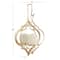 CosmoLiving by Cosmopolitan 16&#x22; Gold Glam Wall Sconce